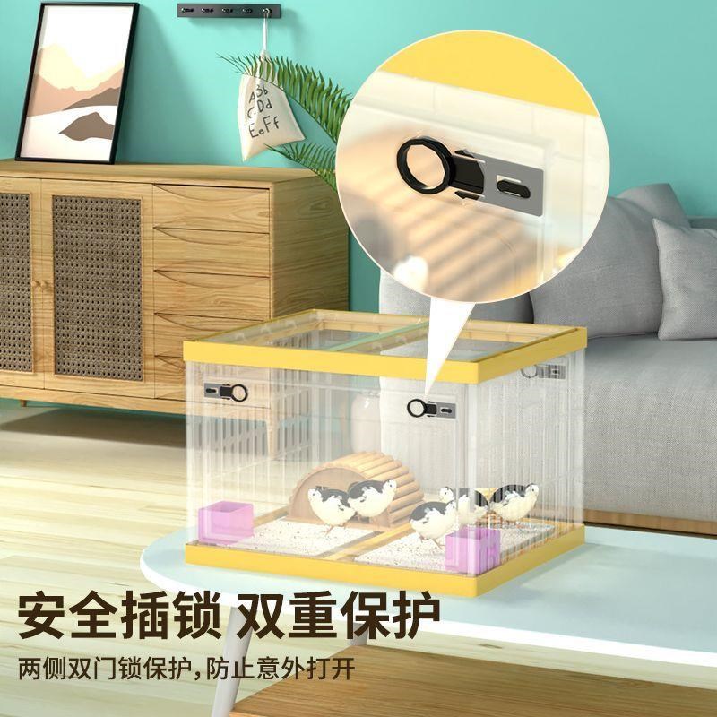 仓鼠宠物笼子小别墅荷兰猪龙猫松鼠房子芦丁鸡饲养箱多层造景摆件