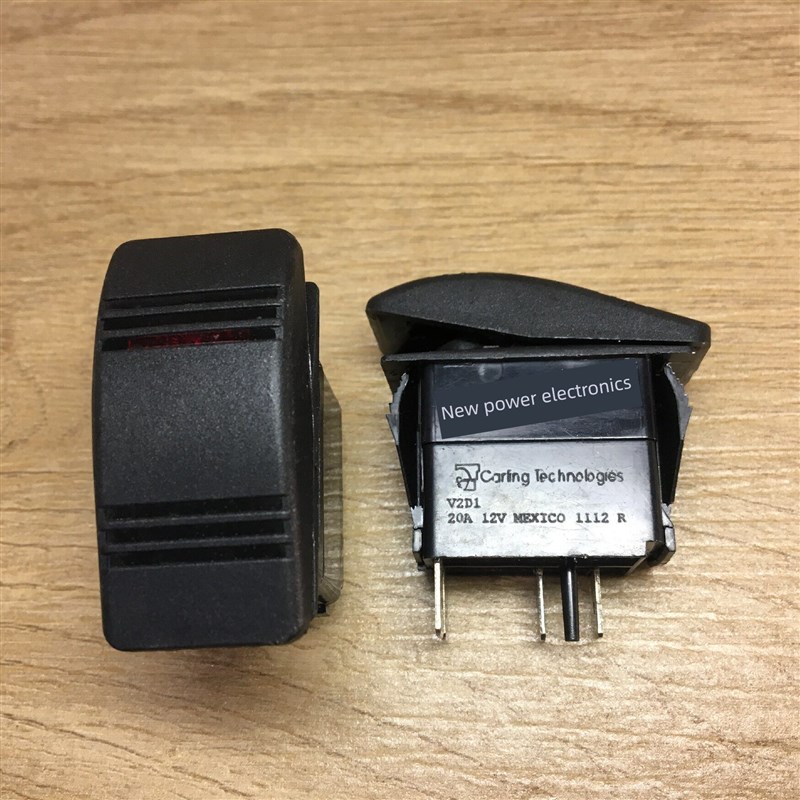 美国CARLING嘉灵 V2D1 二档覆位船型开关 20A 翘板开关