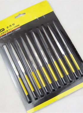 史丹利STANLEY/ 10件套金刚石锉刀(3x140mm) 22-322-23小锉刀套装