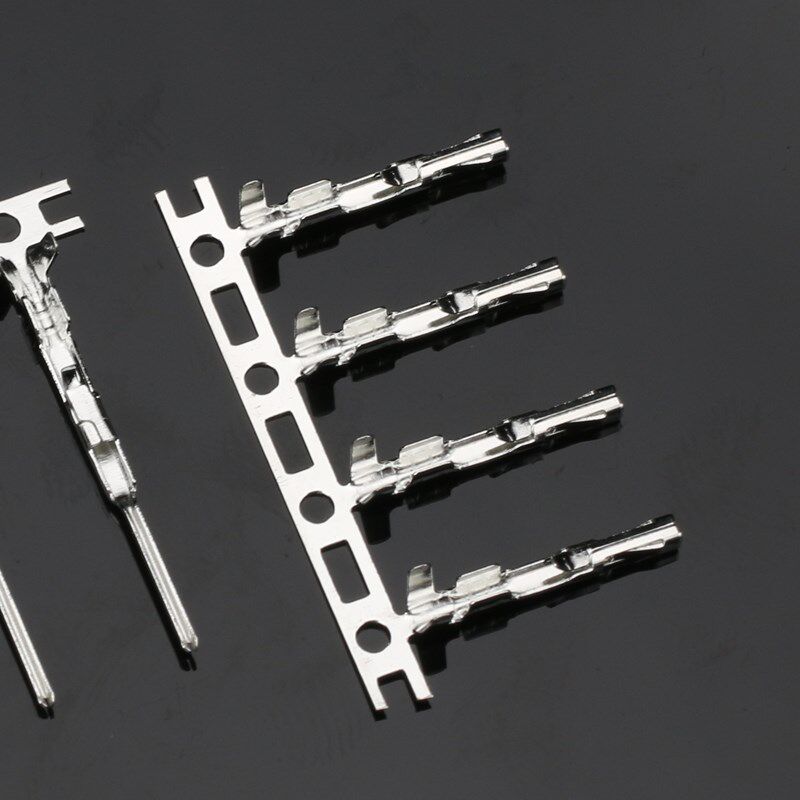 杜邦带锁带扣公母接线端子间距2.54mm TJC8连接器接插件簧片插簧