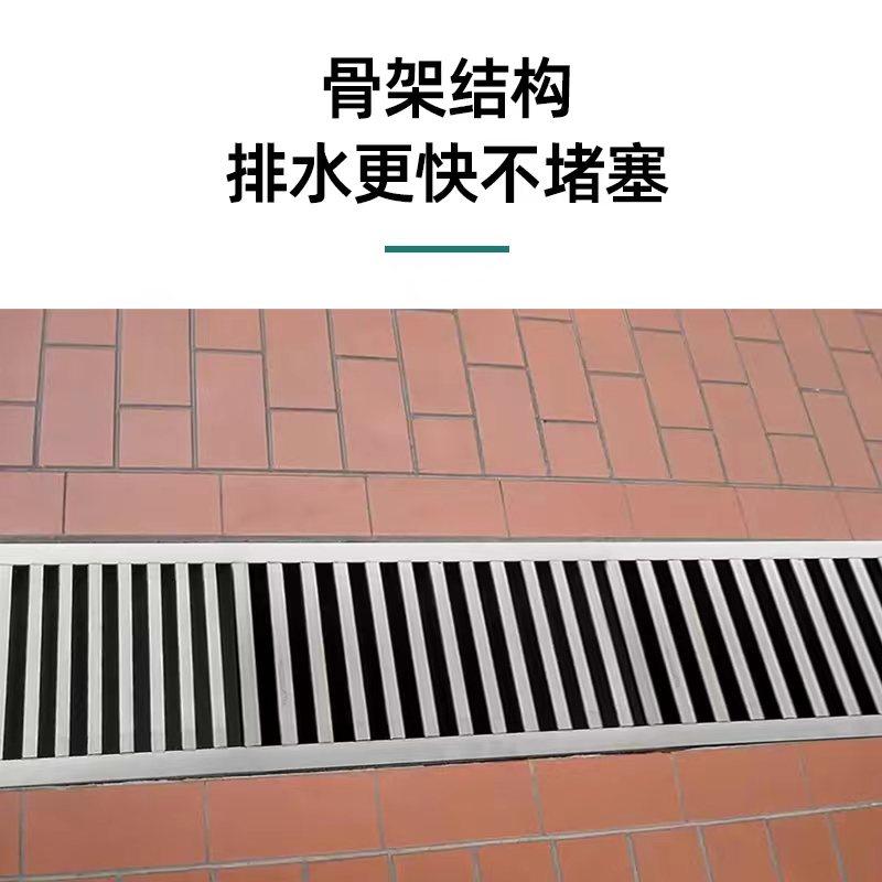 井盖雨水篦子格栅水槽不锈钢方管焊接沟盖板厨房下水沟排水沟盖板