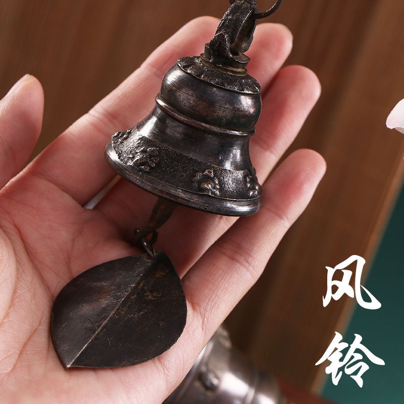 民宿装饰尼泊尔手工制作小铃铛铜铃阳台响铜风铃挂饰门饰店铺迎宾