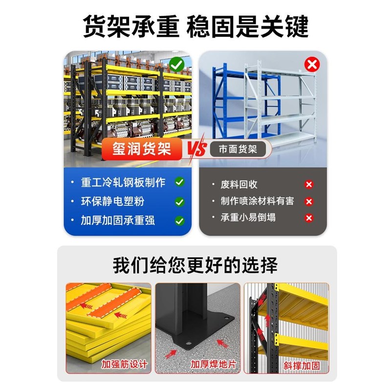 重型黑色货架工具放置架工具架工具收纳层架洞洞板多层置物架工具