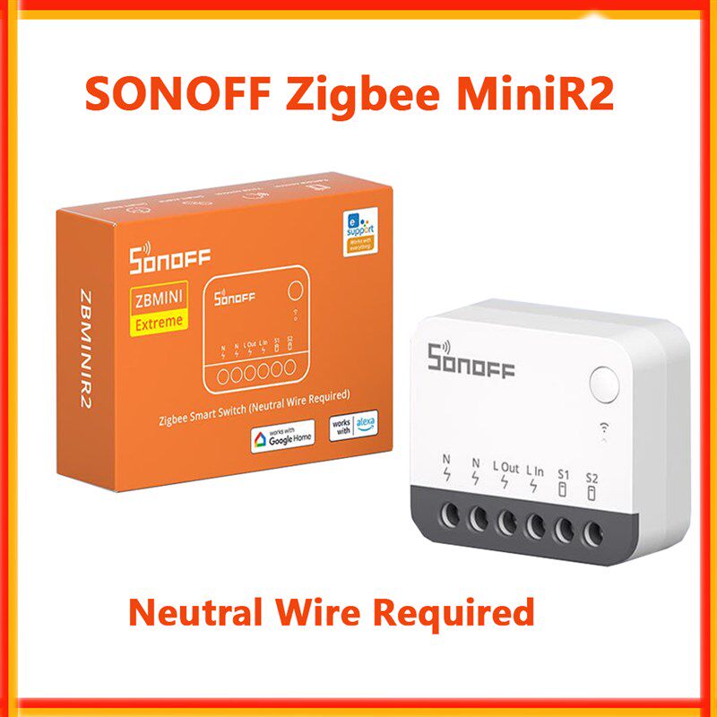 Sonoff zbminir2 zigbee迷你智能开关通断器零火线易微联语音控制图片