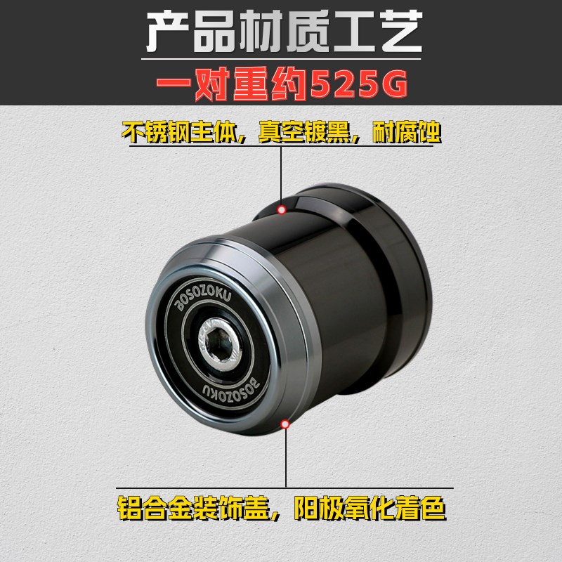 450SR把手堵改装适用春风250NK不锈钢平衡端子摩托车把塞车把堵头