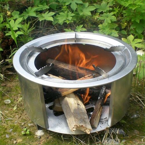 柴火炉自驾野餐炉具烧柴灶木炭取暖炉露营装备野炊炉柴火灶小型