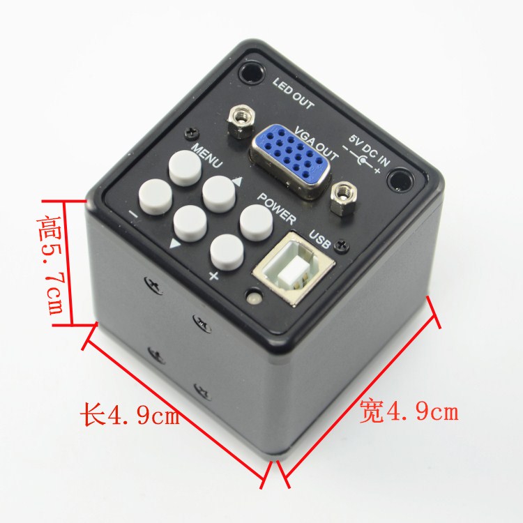 高清4K 2K USB/HDMI/VGA 工业相机头 视觉电子显微镜CCD数码放大
