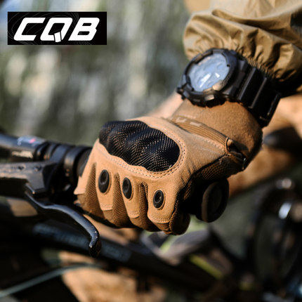 天天特价CQB 户外战术手套 男全指手套O记特种兵防滑作战手套防割