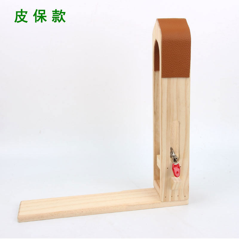 手缝木夹皮革皮艺diy手工钱包缝线皮具工具固定皮料木夹榉木木夹