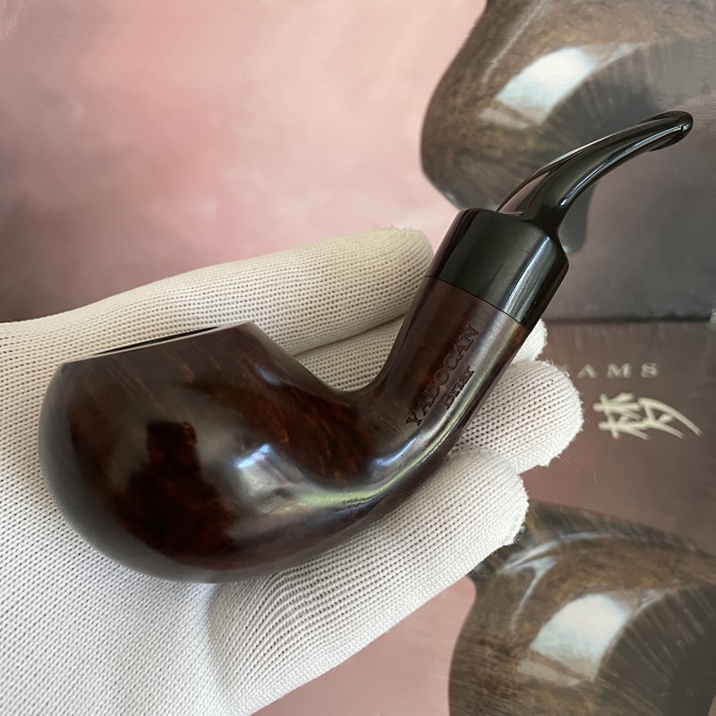 进口石楠木烟斗手工经典河豚生日礼品礼盒送长辈男士礼物精品烟具