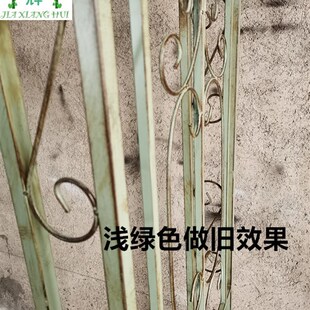 欧式铁艺拱门花架大爬藤架铁月季户外庭院铁线莲拱形牵引支架定做