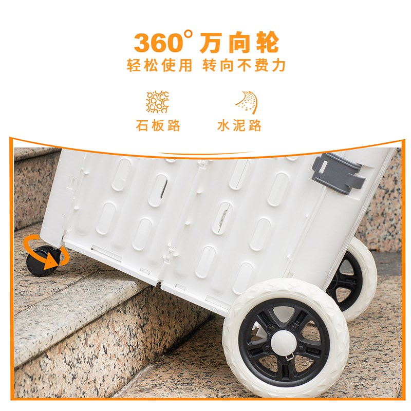 折叠购物车超市万向轮手推车家用可携式买菜购物车大容量购物小推