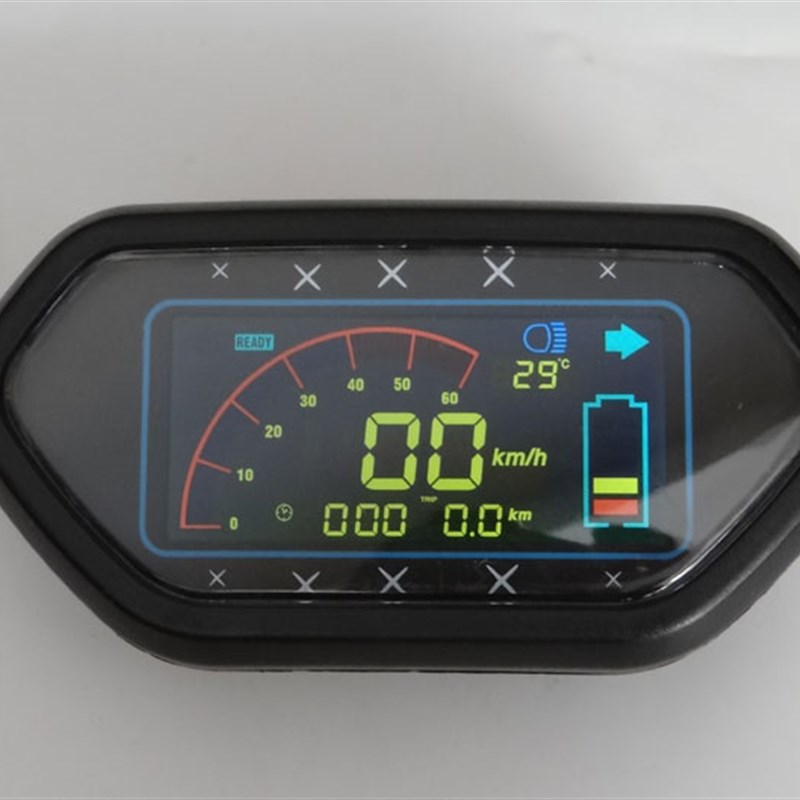 小牛电动车仪表小龟祖玛大龟摩改装液晶仪表外置里程显示器48v60v