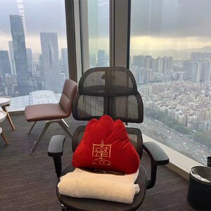 咱后面有靠山 靠山靠枕靠枕抱枕办公室靠垫腰靠