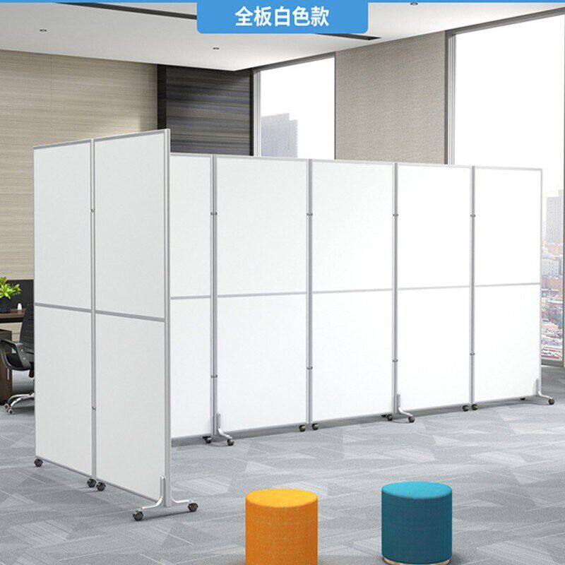 办公室隔断屏风屏风可折叠移动隔板挡板工厂车间活动隔断墙带门