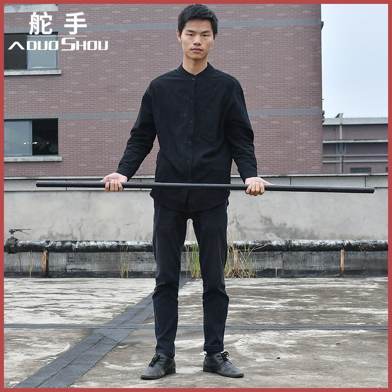 安保组合长棍高强度双节棍武术训练棍表演棍应急防暴二节棍配套包