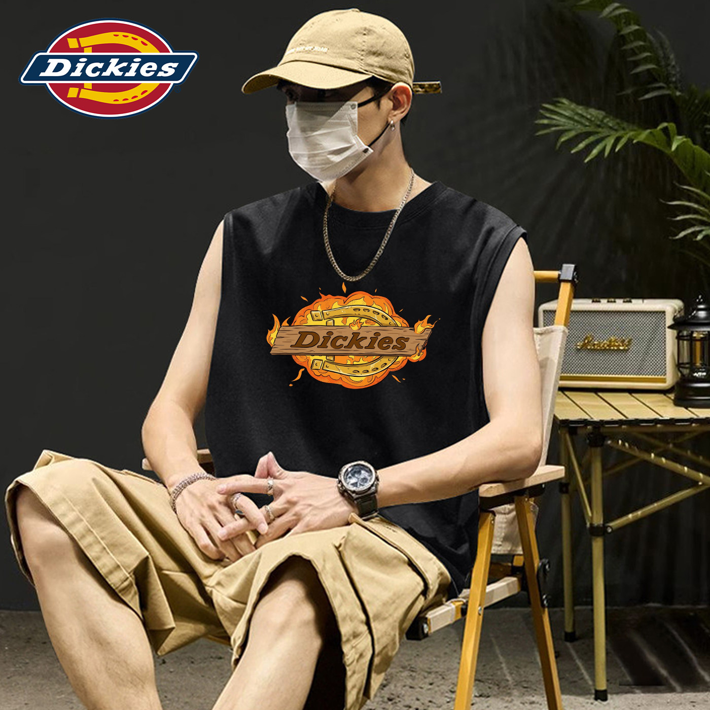 【官方正品】Dickies纯棉背心男