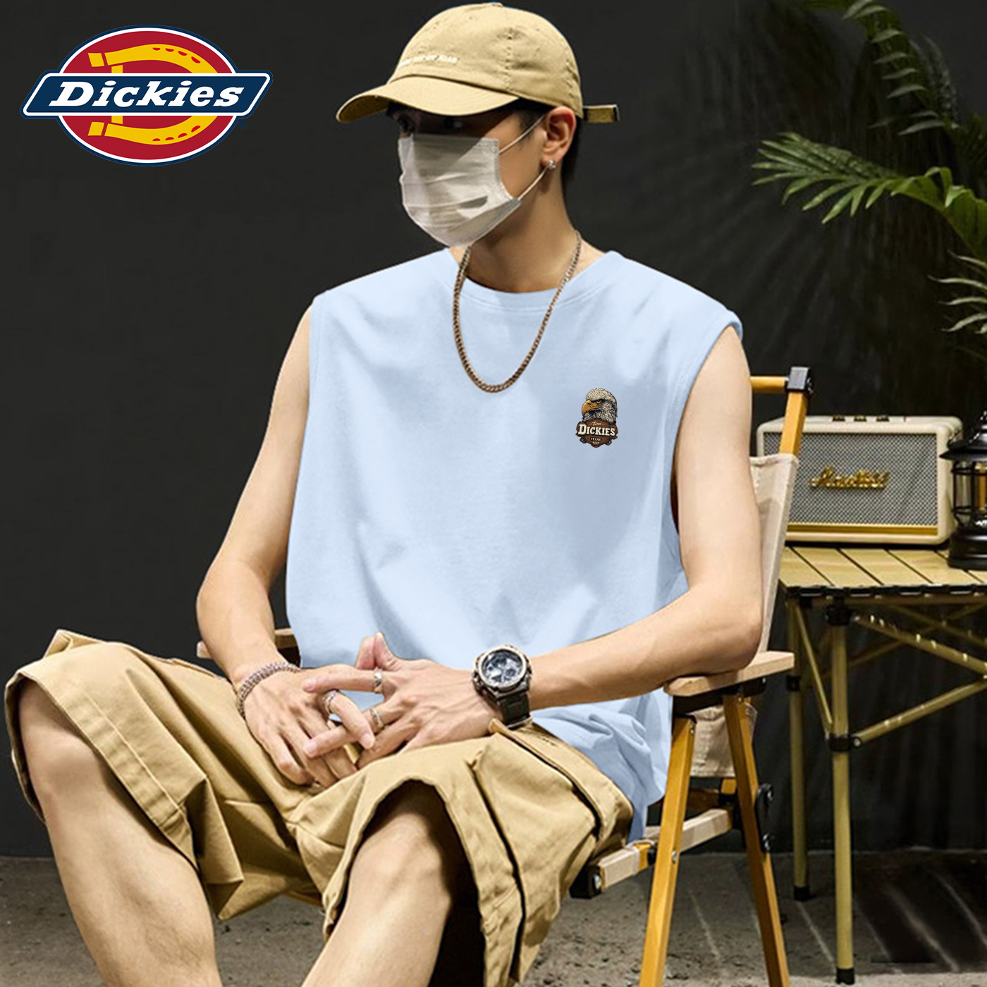 【官方正品】Dickies纯棉背心男