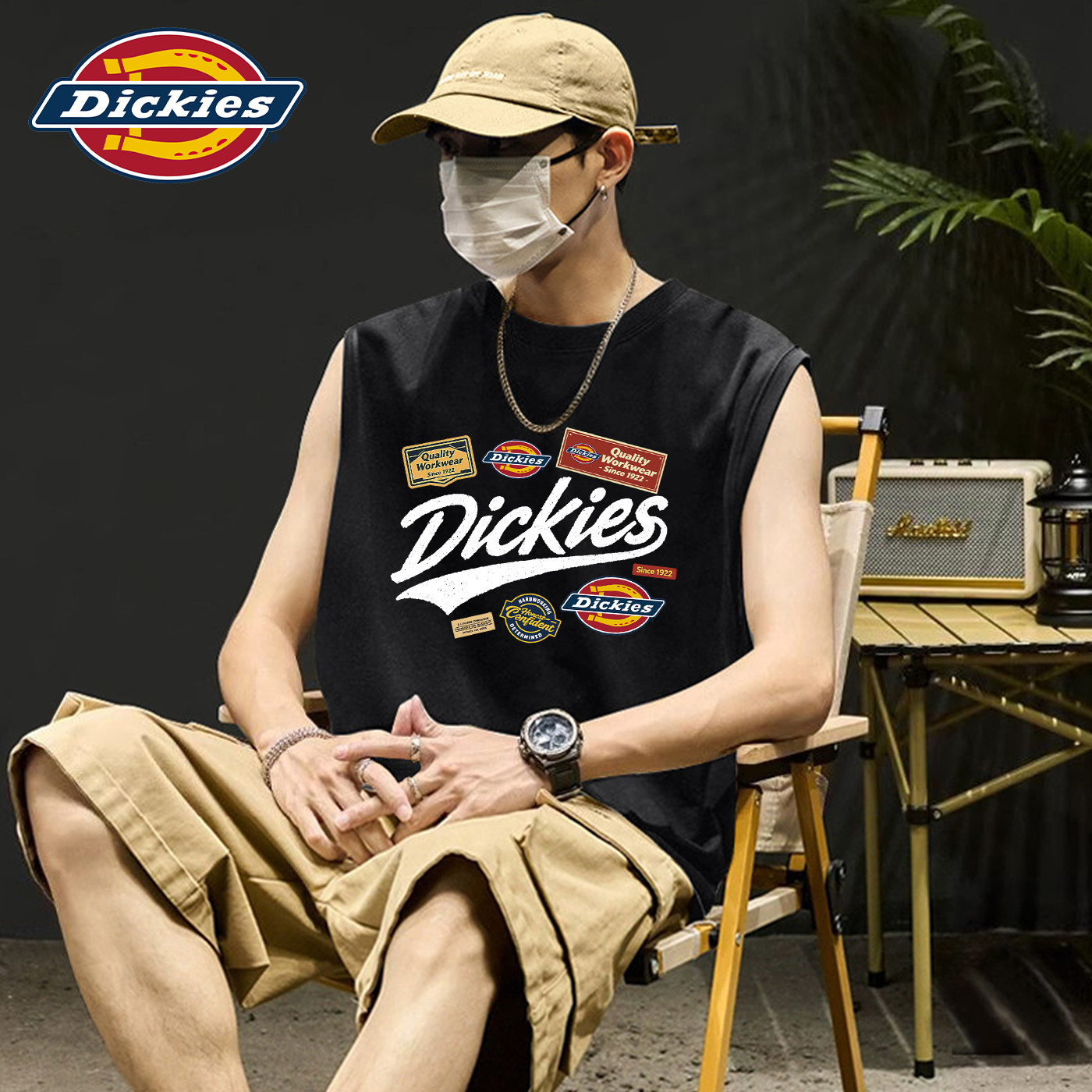【官方正品】Dickies纯棉背心男