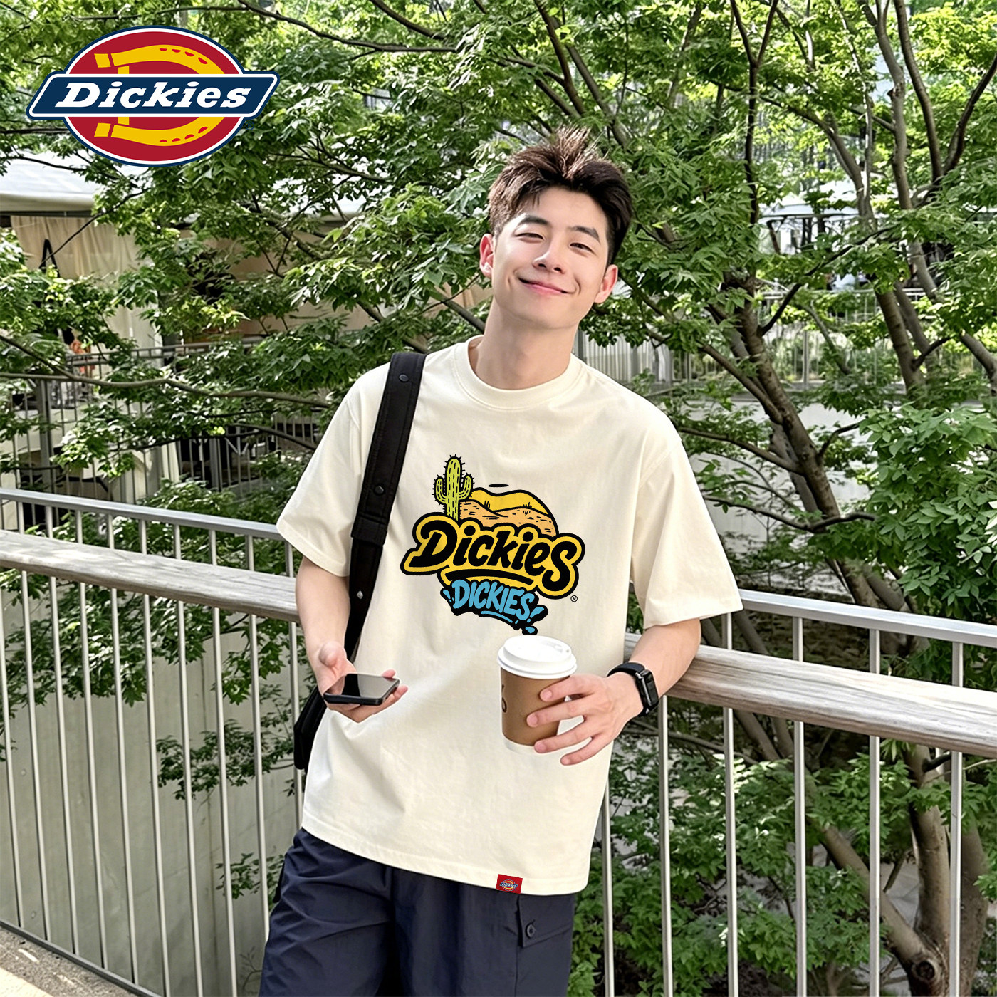 【100%纯棉】dickies潮牌短袖男