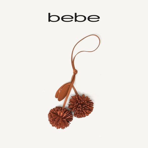 Bebe麂皮包包挂件