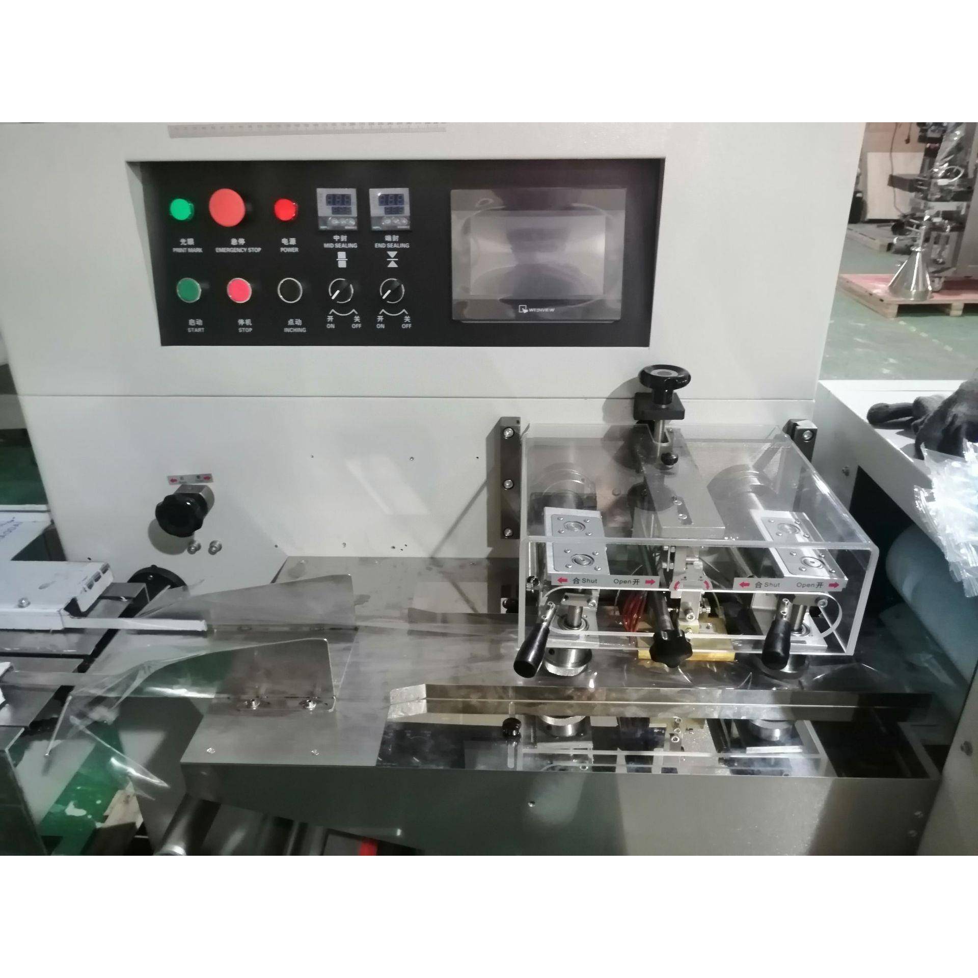 定制中月饼枕式片包装机秋 钦典面包包机 袋装手工糕点包装装机
