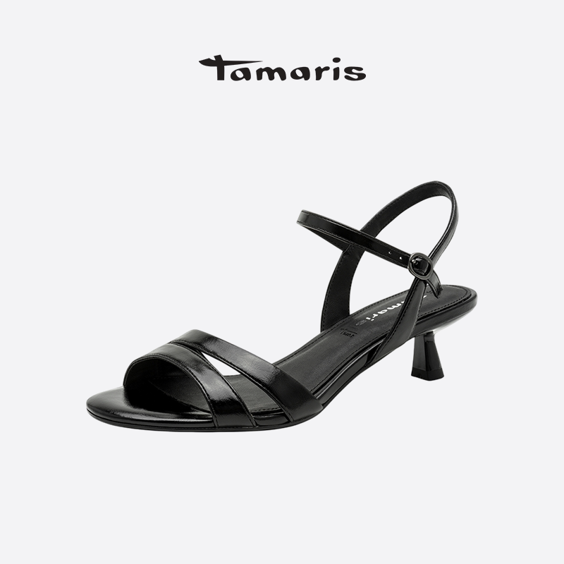 TAMARIS春夏女士小猫跟凉鞋图片