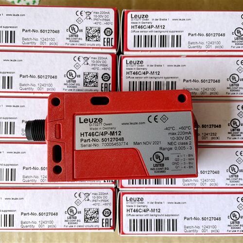 全新原装德国劳易测LEUZE光电开关HT5.1/2  HT5.1/4 HT46C/4P-M12