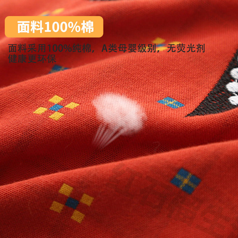 儿童枕头荞麦四季通用3-6-12岁双层纱宝宝幼儿园枕芯小学生午睡枕