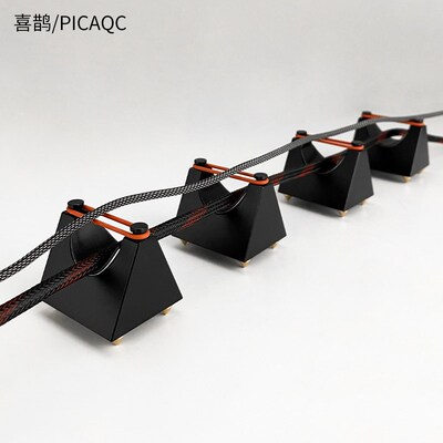 音响线托线材架线器支架托架音响电源信号线托线架避震线托脚钉