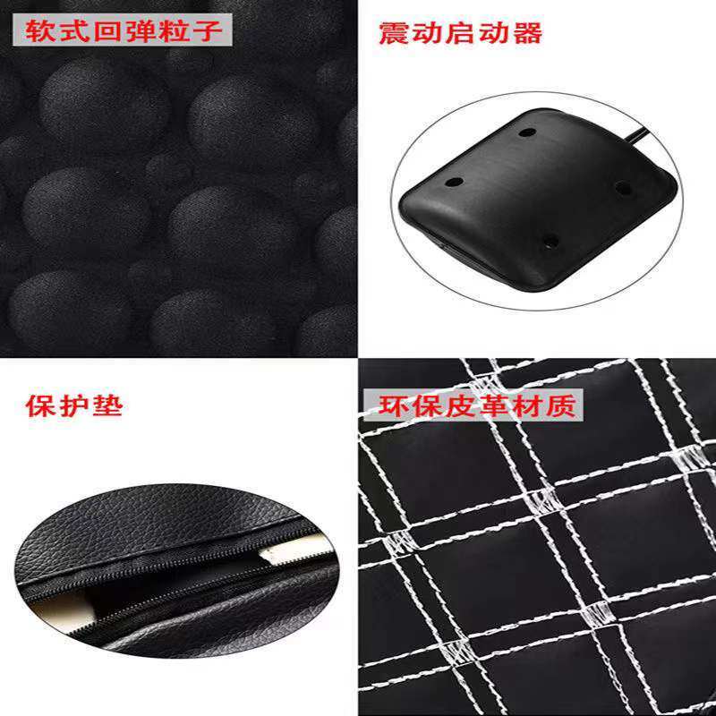 汽车腰部靠垫旅行长途货车电动按摩腰靠车用USB坐垫12V靠背垫24V