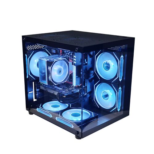 至强E5-2666v3主机RX580性价比DIY手提箱电脑上网办公3A单机游戏