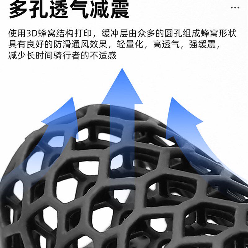 ESLNF自行车3D打印把套山地车变速转把锁死透气蜂窝网格握把把套