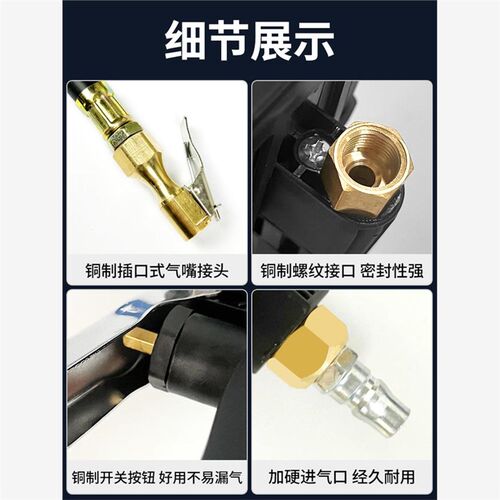 电子数显监测器带轮胎充气嘴加气打气汽车专用气压表胎压表高精度