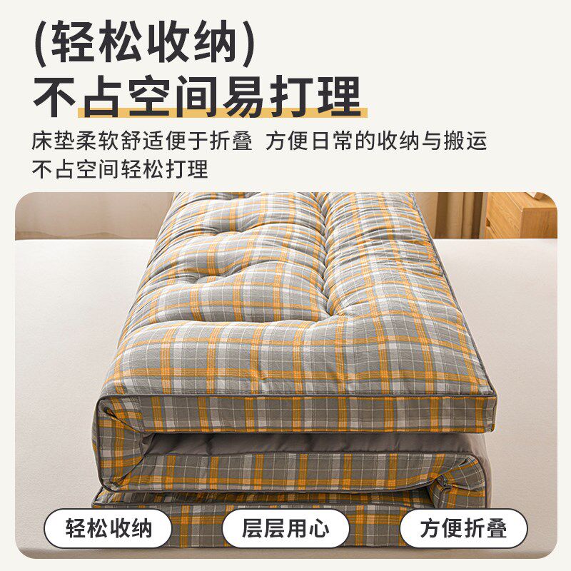 磨毛床垫羽丝绒填充双人家用卧室软垫宿舍学生单人榻榻米床褥垫子