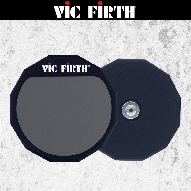 Vic Firth哑鼓垫PAD12  PAD6 6寸12寸单双面架子鼓静音练习打击板