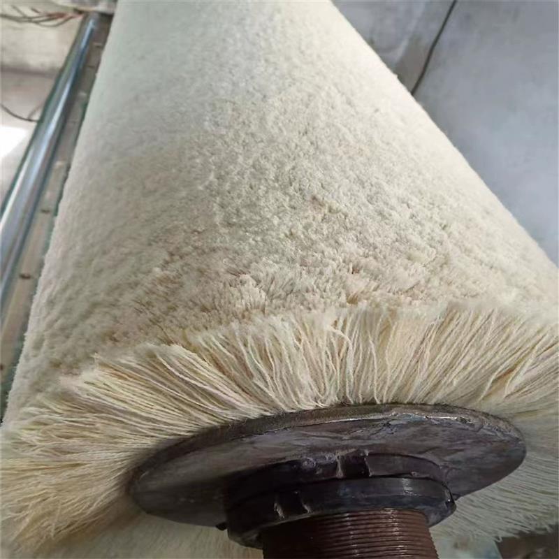 除尘布辊抛光辊羊毛辊棉布打蜡辊漆面羊毛线辊刷铝合金抛光布轮