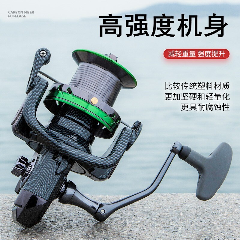 德宝全金属主体渔轮大物远投轮10000型海钓轮远投轮锚鱼纺车鱼轮