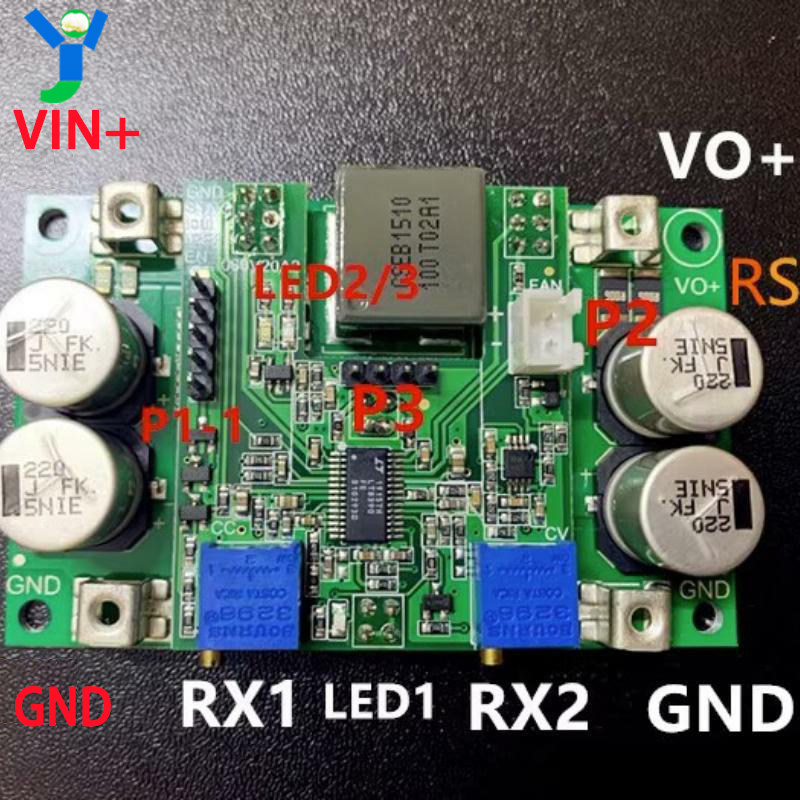 800W大功率自动升降压电源模组可调恒流恒压12V24V36V48V转5-48V