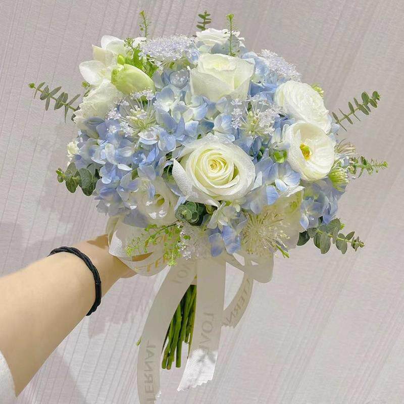 高档新娘手捧花全国鲜花速递同城配送结婚领证订婚北京上海杭州