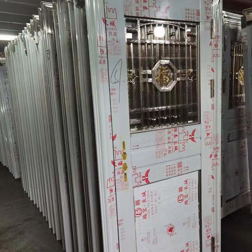 正宗304不锈钢门全包防盗门农村入户门外出阳台门厨房后门工程门