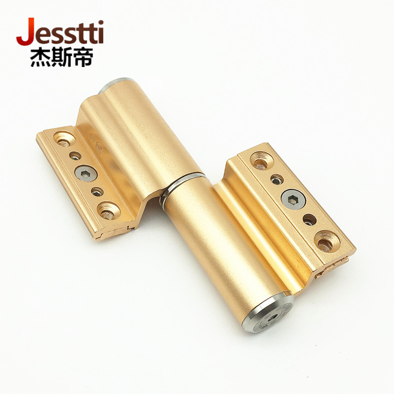断桥铝欧标c槽合页自动关门 闭门器液压缓冲弹簧阻尼铰链铝合金