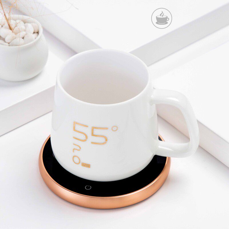 时尚蚂蚁恒温加热杯垫保温水杯底座茶杯电热杯垫可调恒温宝