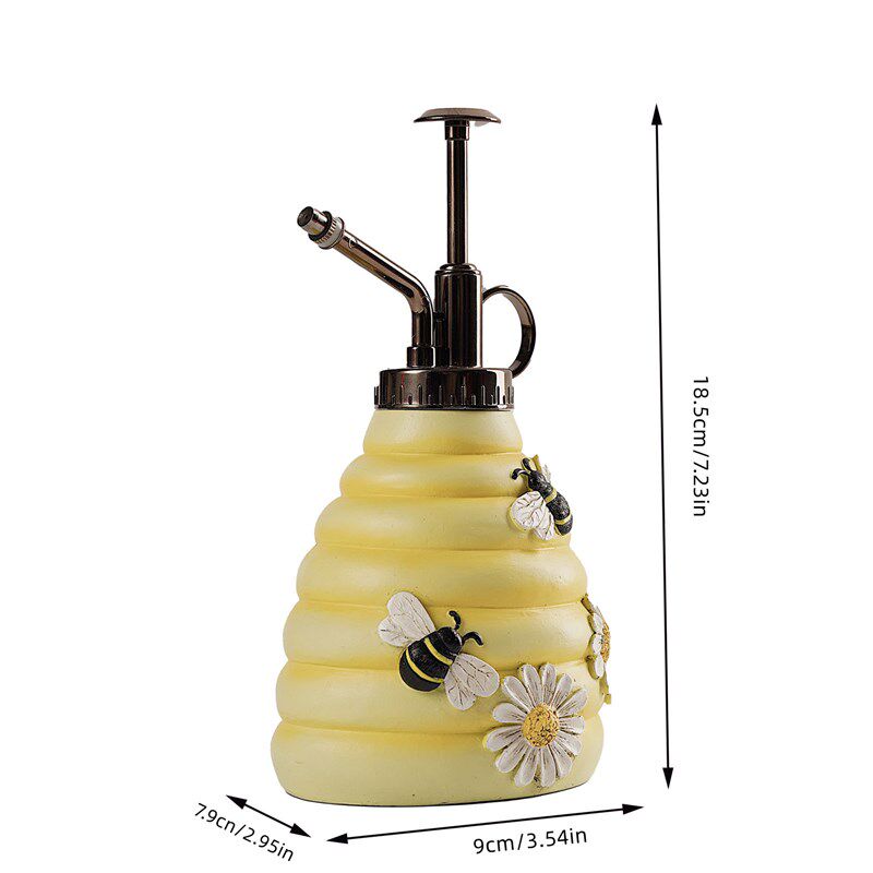 创意可爱蜜蜂喷壶家庭园艺多肉盆栽喷水壶室内园艺工具植物洒水壶