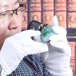 卡兰德品牌OMG-10X型10倍多角度照射三光源24LED灯放大镜古董瓷器