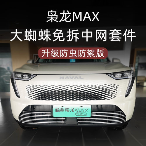 长城哈弗枭龙max前脸中网外观改装件专用防虫网装饰汽车用品配件