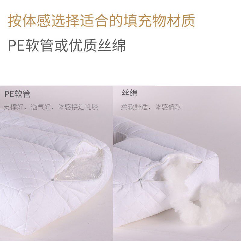 植发专用护脑悬空后脑枕头不压后脑大孔可拆洗水洗PE软管丝绵填充