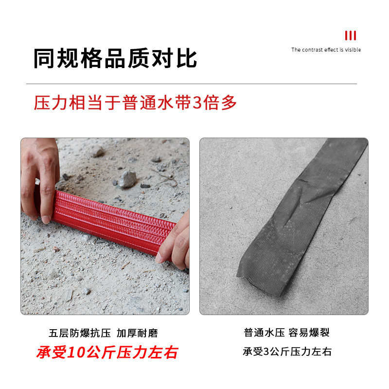 水带农用泥浆管子灌溉PVC浇地两寸软管1寸2寸2.5寸3寸塑料抽水管