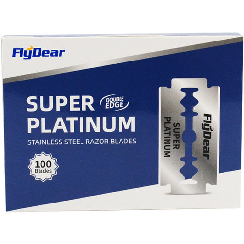 不锈钢双面理发刀片老式刮胡子刀手动剃头刀片男士刮脸修眉刀片