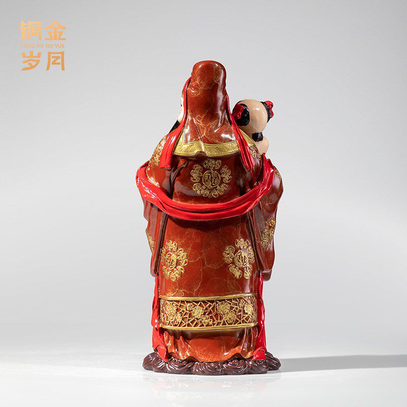 《福星公》铜金岁月黄铜摆件工艺品铜器家居客厅玄关装饰乔迁礼品